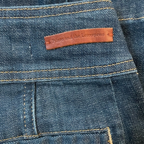Anthropologie pilcro and the letterpress high rise trouser bootcut 25 dark wash - Picture 6 of 9